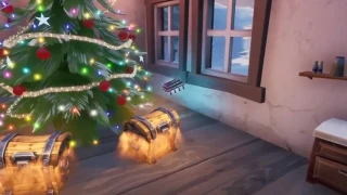 Fortnite : Défi Décryptage, puce 29 : Chercher sous l'arbre du chalet de Casse-noisette
