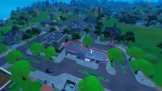 Fortnite : Que signifient les lignes bleues et rouges sur la carte ?