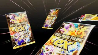 Pokémon Pocket dévoile Deluxe Pack ex, une extension flamboyante mais temporaire