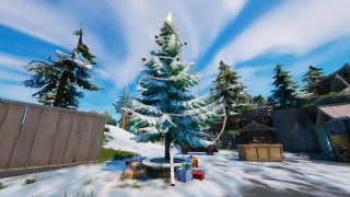 Fouiller un coffre sous un sapin de Noël, défi Fête Hivernale 2021