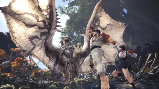 Ryu et Sakura de Street Fighter V débarquent dans Monster Hunter: World