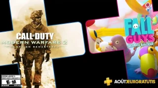 PS Plus : Fall Guys: Ultimate Knockout et Modern Warfare 2 Campagne remasterisée offerts en août