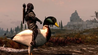 Skyrim : Un mod permet de chevaucher des volatiles géants ! 