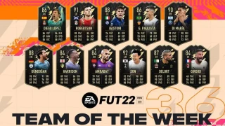 FIFA 22 : TOTW 36 : Di María, Son et Giroud finissent en beauté