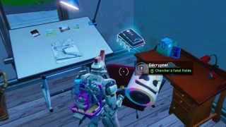 Fortnite : Défi Décryptage, puce 24 : Chercher à Fatal Fields