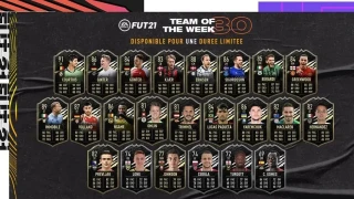 FIFA 21 : TOTW 30 : Courtois, Eriksen, Immobile et Volland récompensés