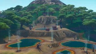 Fortnite : Défi semaine 1, saison 8 : Utiliser un geyser dans plusieurs parties