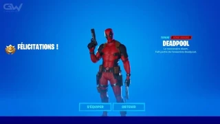 Fortnite : Le skin Deadpool et ses variantes disponibles