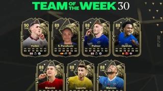 FC 24 : TOTW 30 : Foden, Openda et Del Castillo remportent la palme
