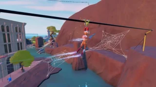 Utiliser les rebondisseurs de Spider-Man pour attraper une tyrolienne, défi semaine 12