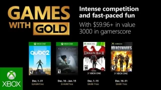 Games with Gold : Les jeux gratuits du mois de décembre !