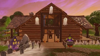 Fortnite: Cauchemars, Défi Partie 2 : Détruire une décoration de fantôme à des lieux-dits différents