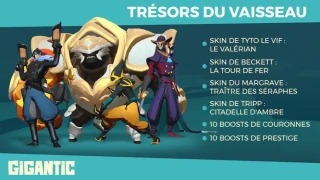 500 codes trésors du vaisseau a distribuer !