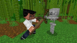 Minecraft invite une légende du cinéma dans son univers cubique