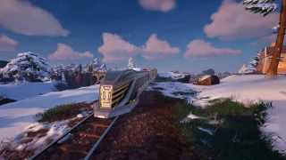 Accomplir un braquage de train et conquérir le point de capture de l'île volante, défi saison 1