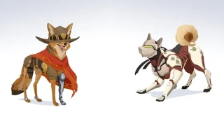 À l'occasion du Nouvel An chinois, un fan d'Overwatch transforme les héros en chien !
