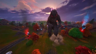 Comment trouver Godzilla dans Fortnite ? (saison 1 chapitre 6)