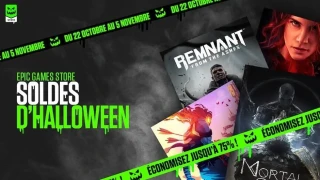 L'Epic Games Store propose des soldes pour Halloween, allant jusqu'à 75 % de réduction