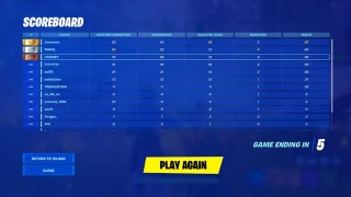 Fortnite mode Créatif : Les joueurs peuvent désormais personnaliser le tableau des scores