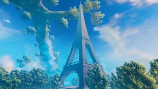 Valheim : La tour Eiffel recréée avec 40 000 blocs
