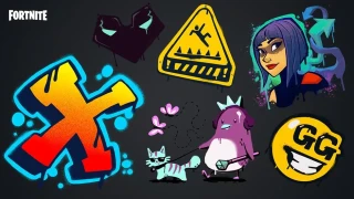 Fortnite mode Créatif : Les aérosols sont désormais sauvegardés et illimités
