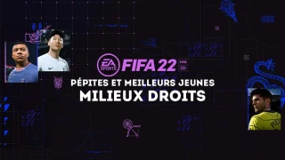 FIFA 22 : Pépites et meilleurs jeunes milieux droits (MD) du mode Carrière