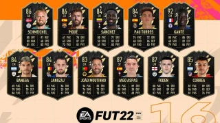 FIFA 22 : TOTW 16 : Kanté, Foden et Aspas pour débuter 2022