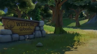 Fouiller un coffre dans une forêt hantée, un village fantôme et une ferme lugubre, Défi Cauchemars