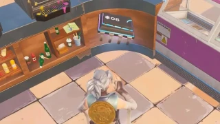 Fortnite : Défi Décryptage, puce 06 : Utiliser l'emote Han là là ! chez un marchand de glaces du désert