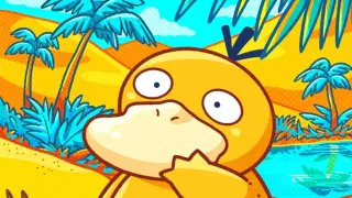 Pokémon Pocket : Psykokwak vedette d'une carte Promo très colorée