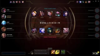 Les 10 bans disponibles dans le prochain patch