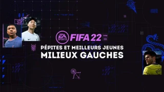 FIFA 22 : Pépites et meilleurs jeunes milieux gauches (MG) du mode Carrière