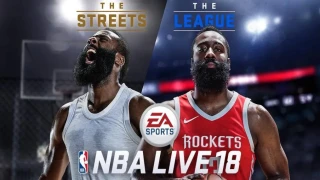 James Harden star de la jaquette de NBA Live 18