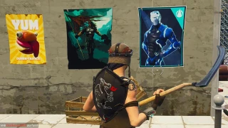 Fortnite : Défi semaine 6 : Asperger d'aérosol plusieurs posters de Carburo ou Oméga