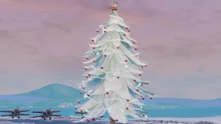 14 jours de Fortnite : Défi jour 9 : Danser devant différents sapins de Noël