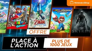 Nintendo eShop : L'offre promotionnelle « Place à l'action » est disponible (29 avril - 8 mai)