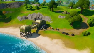 Éliminer des adversaires à des avant-postes d'E.G.O ou à Retail Row, Mission Soif de bleuvage, Fortnite Chapitre 2