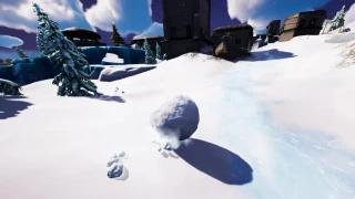 Se cacher dans une boule de neige géante aux Sapins somnolents, à Brutal Bastion et à Lonely Labs, défi Fête Hivernale 2022