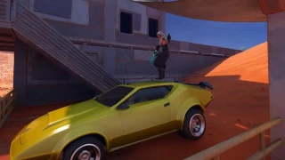 Entrer dans un véhicule par le toit, défi Fortnite saison 3