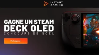 Gagnez un Steam Deck Oled avec le concours Noël Instant Gaming