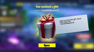 Fortnite : Il est possible d'envoyer et recevoir des cadeaux mais seulement pendant 1 semaine !