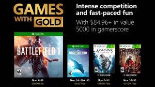 Games with Gold : Les jeux gratuits du mois de novembre !