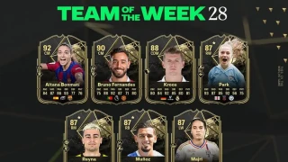 FC 24 : TOTW 28 : Bonmatí, Bruno Fernandes et Kroos félicités