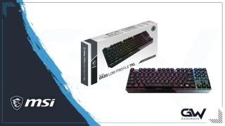 Vigor GK50 low profile TKL : Test du  clavier MSI
