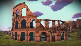 No Man's Sky : Un joueur reproduit le Colisée de Rome