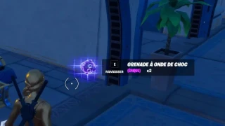 Propulser un joueur adverse avec une grenade à onde de choc, défi semaine 3