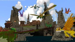 Minecraft accueille le DLC du film Dragons de DreamWorks