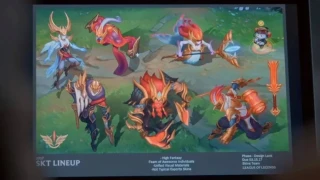 Les futurs skins SKT T1 révélés 
