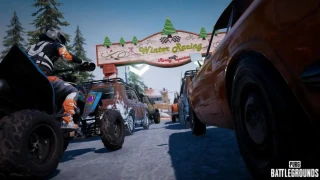 PUBG se la joue Mario Kart avec la Winter Race