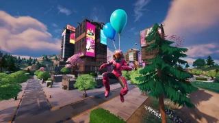 Utiliser des ballons, défi six ans Fortnite